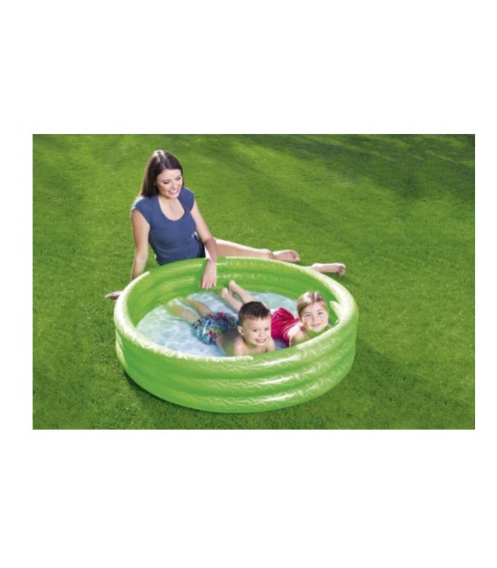 Pileta Inflable Redonda Tres Anillos VERDE