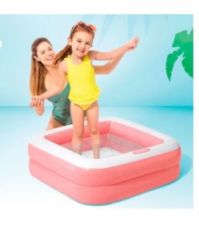 Piscina recreativa inflable con base acolchada 85cmx85cmx23cm - Intex