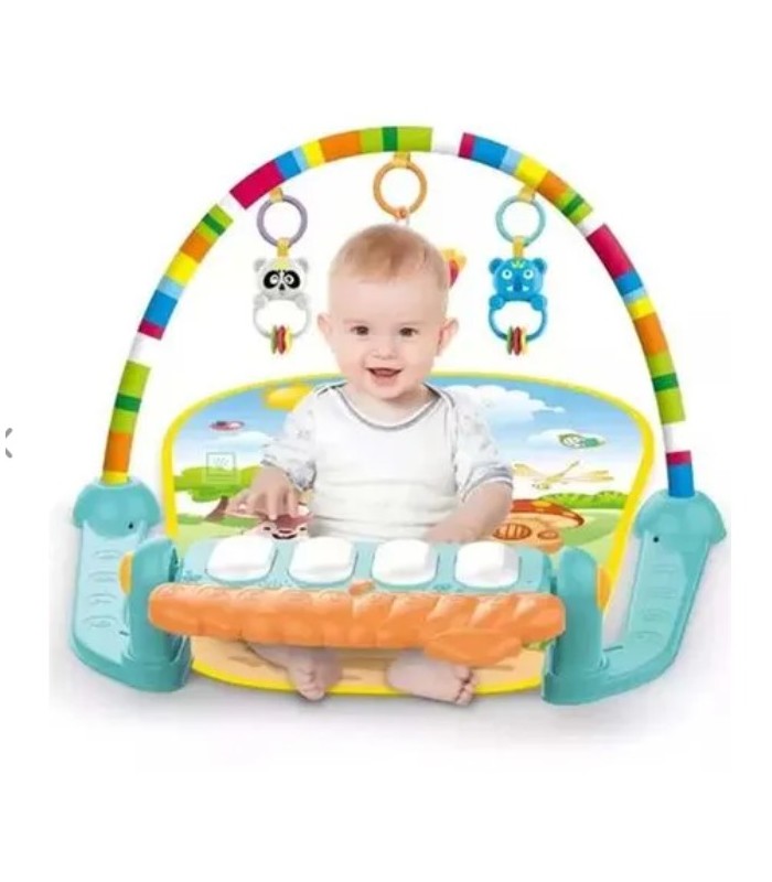Gimnasio de Bebe con Piano Para Patear 3 en 1