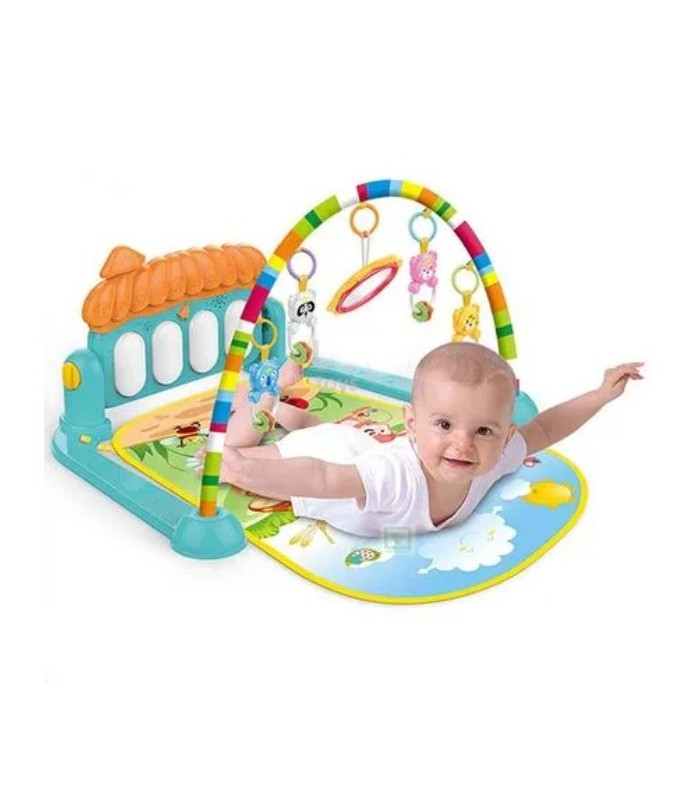 Gimnasio de Bebe con Piano Para Patear 3 en 1