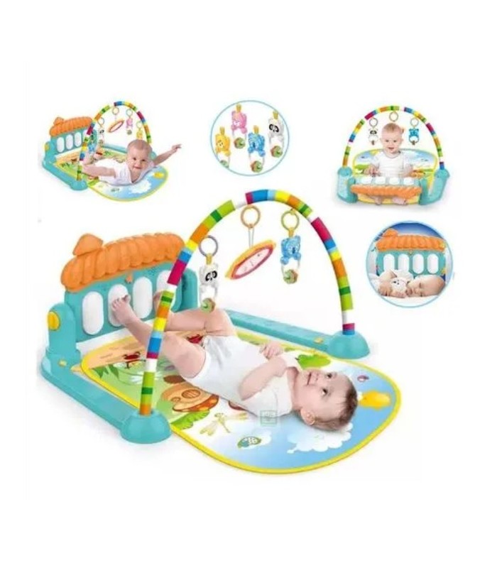 Gimnasio de Bebe con Piano Para Patear 3 en 1