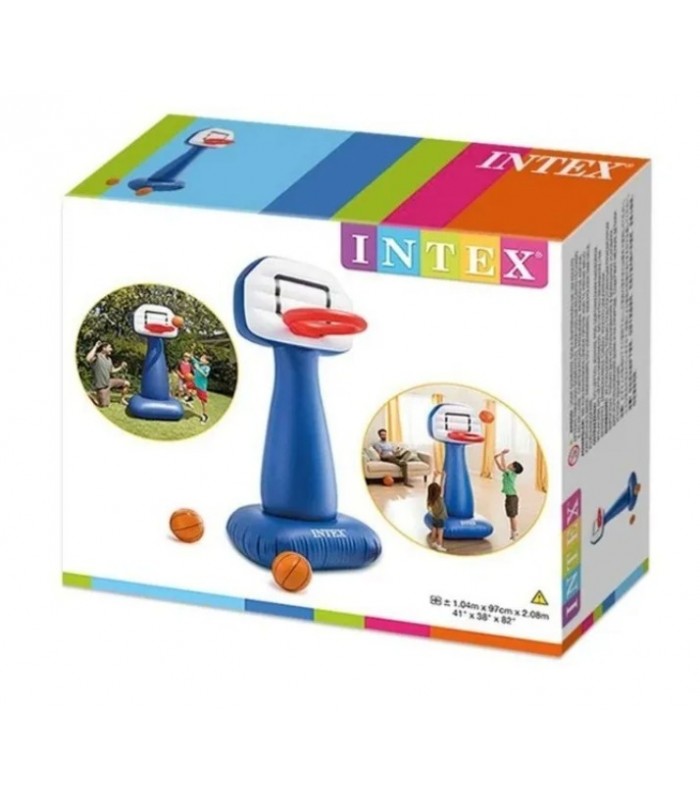 Intex - Set de Baloncesto Inflable