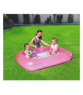 BESTWAY- PISCINA INFLABLE AQUABEB 165X104X25 CM CELESTE Y ROSADO
