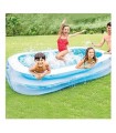 Intex- Piscina Inflable Familiar Rectangular 2.62m. x 1.75m x 56 cm