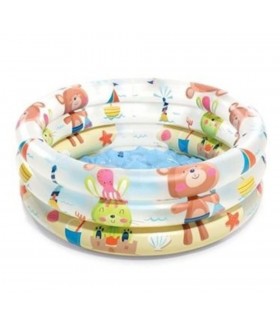 INTEX - Piscina para bebé 3 anillos Ositos