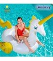 Flotador inflable montable  modelo unicornio amarillo - Bestway