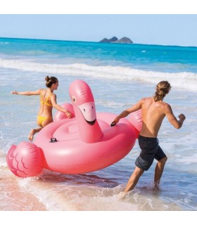 Flotador inflable montable  modelo flamingo rosa - Intex