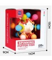 Diversión sensorial para bebés: Pez globo giratorio