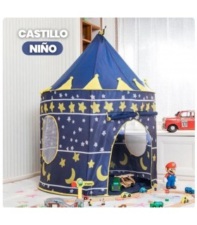 Castillo Capa Armable Para Niños - Color AZUL