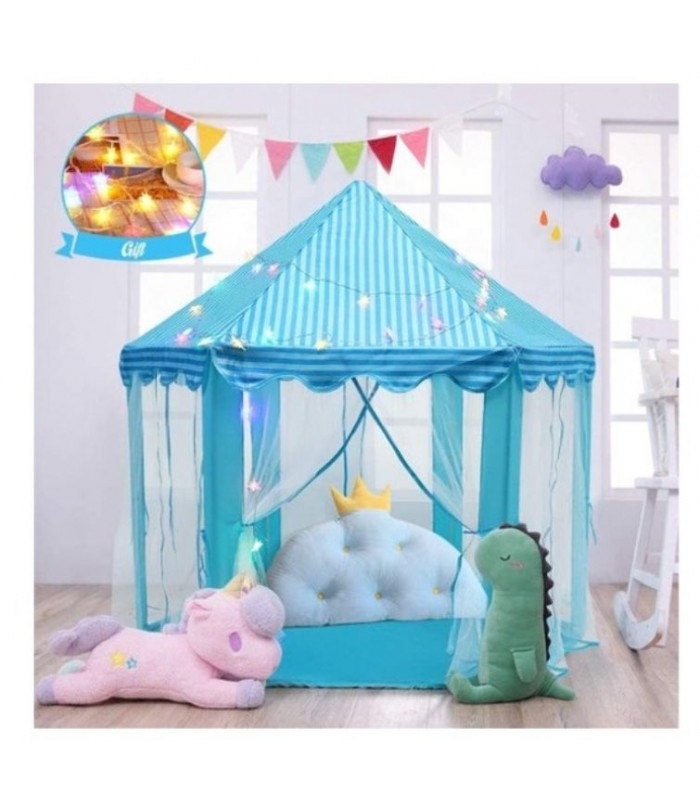 Carpa Castillo Princesa Con Luces Modelo Tul