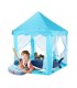 Carpa Castillo armable modelo Princesa tul - Turquesa