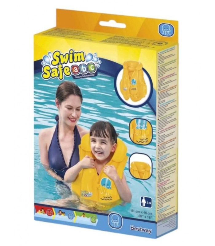 Chaleco Salvavidas Inflable  Niños 3-6 Años