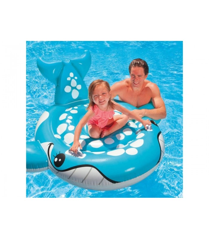 Flotador inflable modelo Ballena celeste - INTEX