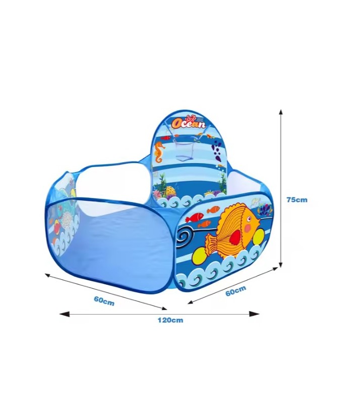 Piscina De Tela Para Pelotas Modelo Océano
