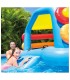 Isla inflable Intex con tobogán y flotadores para piscinas o jardines