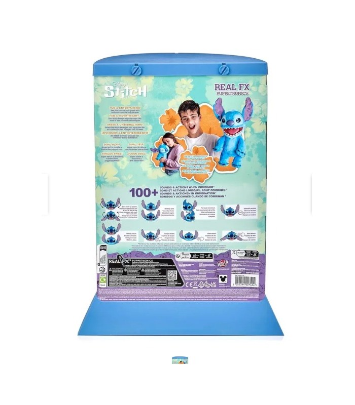 Peluche Disney Stitch 45 cm Animatronico +100 Reacciones