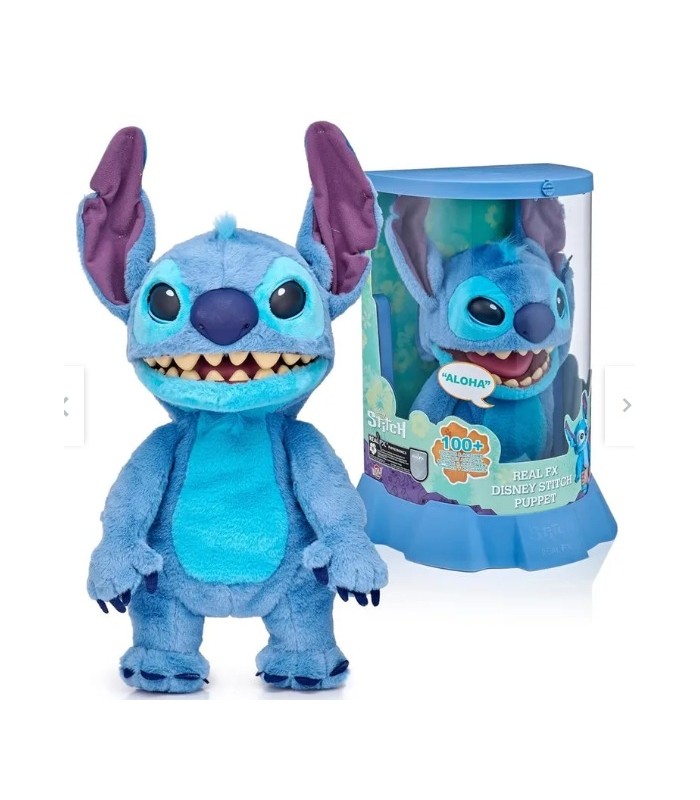 Peluche Disney Stitch 45 cm Animatronico +100 Reacciones