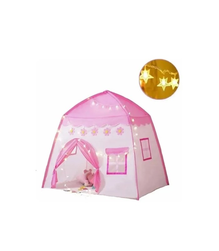 Carpa Casita Con Flores con luces