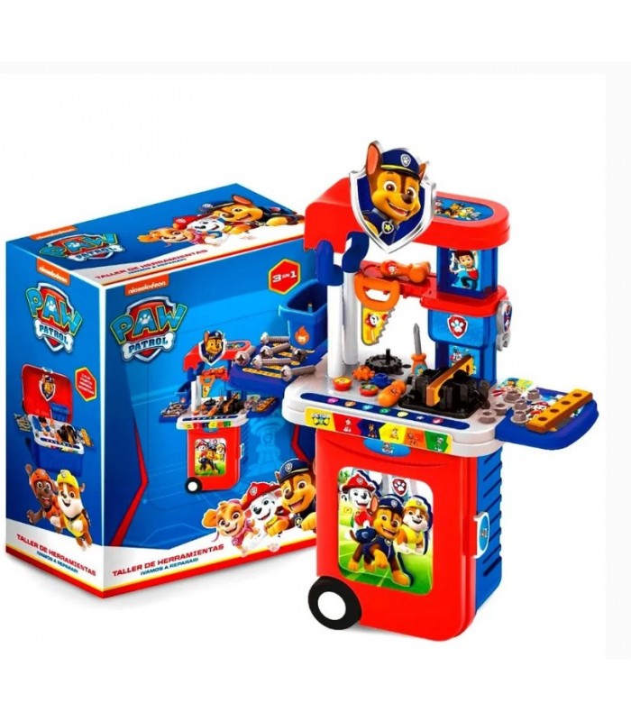 Set De Herramientas Y Maleta 3 En 1 Paw Patrol