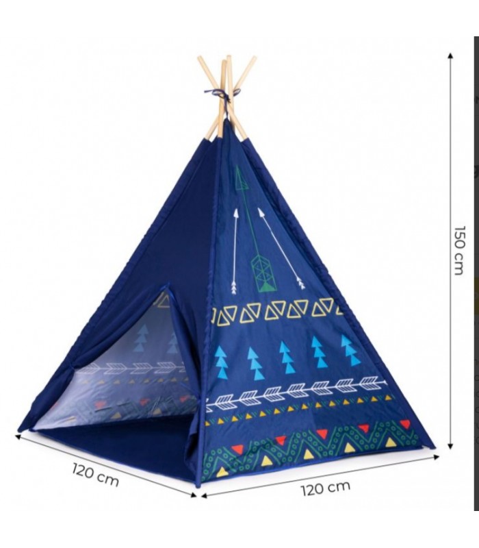 Carpa Teepee para Niños Azul