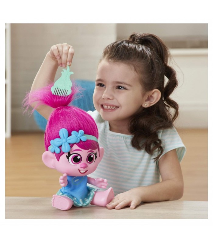 Muñeca Trolls Poppy con Vestido