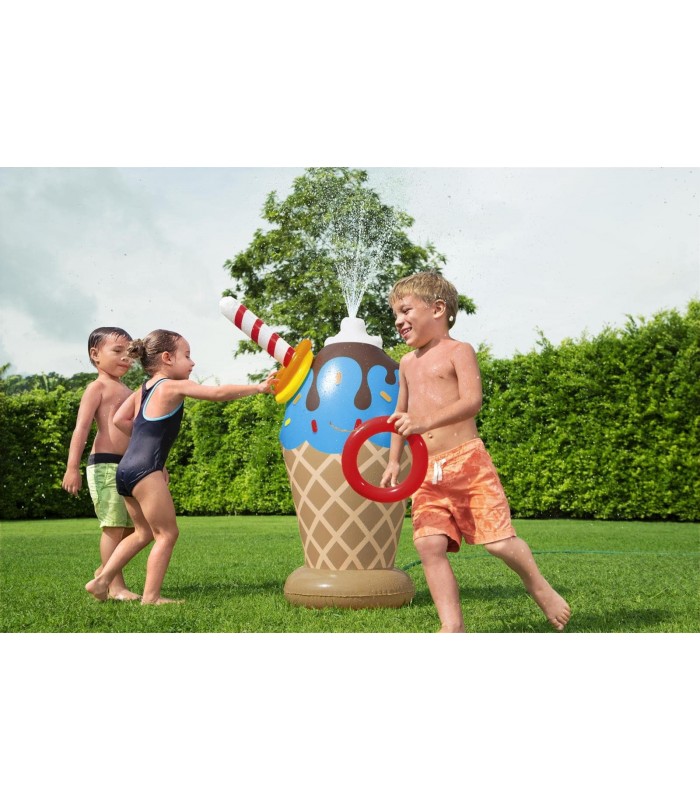 Rociador inflable con anillos y diseño Helado multicolor - Bestway