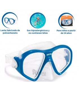 Intex - Máscara Lentes Aquaflow 14 años +
