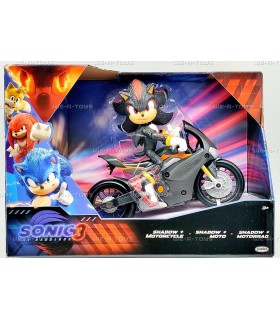 Figura de Sonic  Shadow con motocicleta