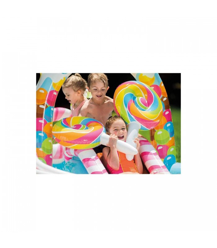INTEX -  Piscina Inflable de juegos Candy Zone 295X191X10 cm
