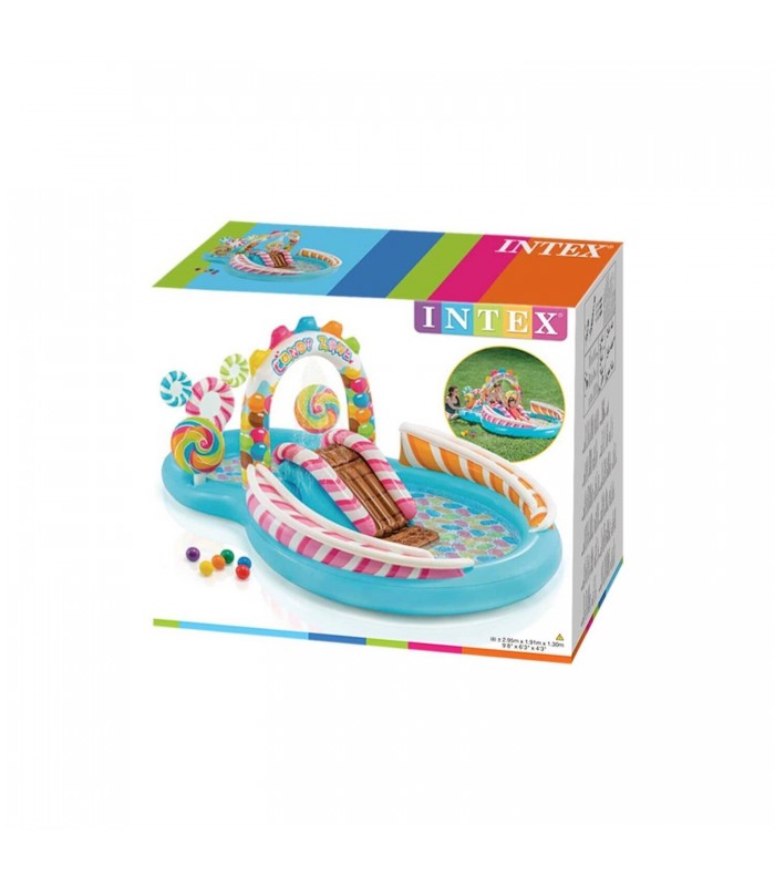 INTEX -  Piscina Inflable de juegos Candy Zone 295X191X10 cm