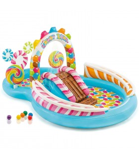 INTEX -  Piscina Inflable de juegos Candy Zone 295X191X10 cm