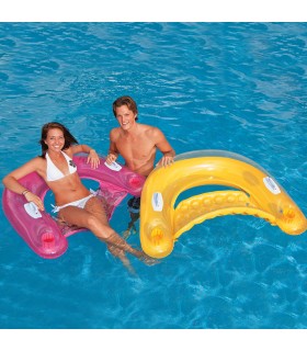 Flotador asiento para piscina multifinciones - intex