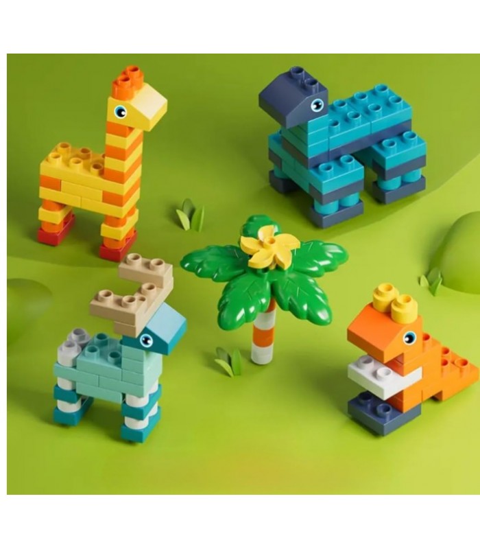 Set de construcción y mesa de actividades para niños 102pcs