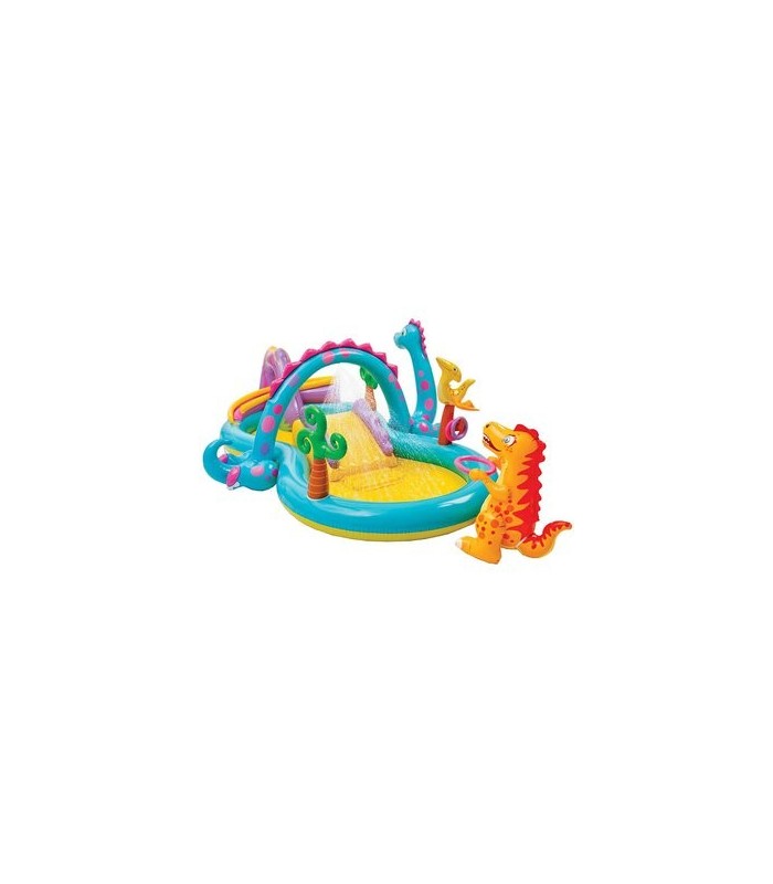 Intex - Piscina Inflable con centro de juegos Dinoland 332x229x112 cm