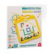 Tablero de Dibujo con Puntero Magnetico Marco amarillo