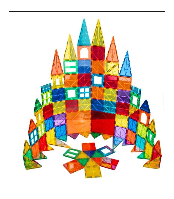 Bloques Magnéticos Coloridos 100pcs