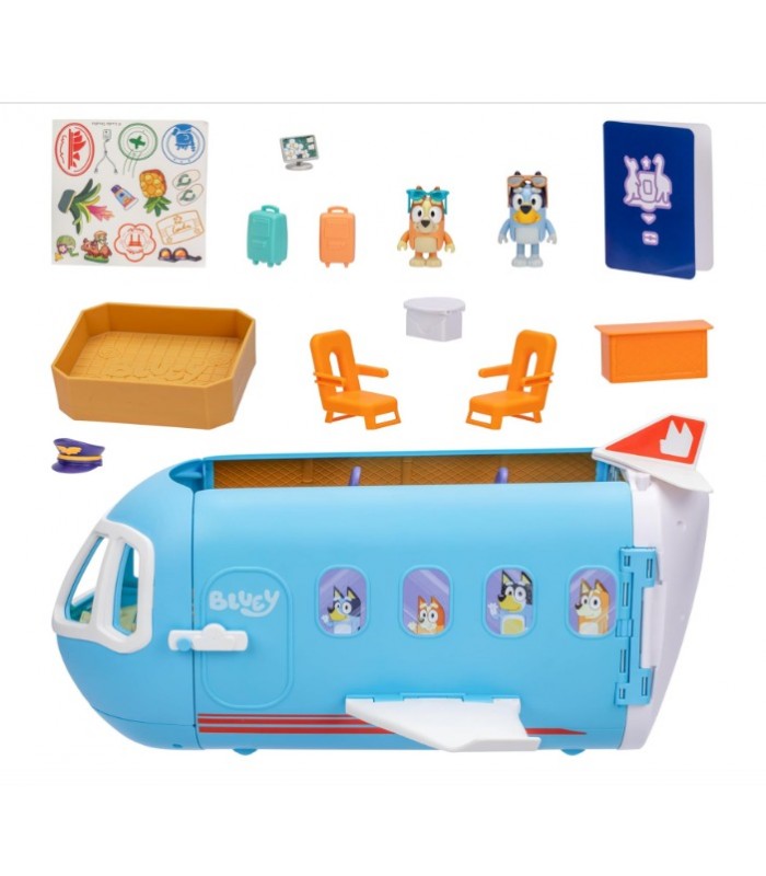 Bluey Juego de avión transformable 3 en 1con sonido