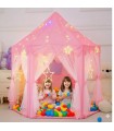Carpa Castillo Princesa Con Luces Modelo Tul