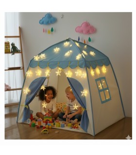 Carpa Casita Con Estrellas con luces