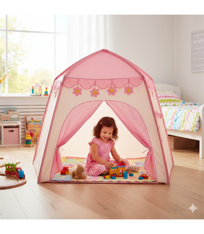 Carpa Casita Con Flores con luces