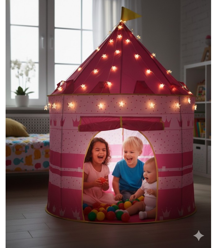 Carpa Castillo modelo Princesa con Luces