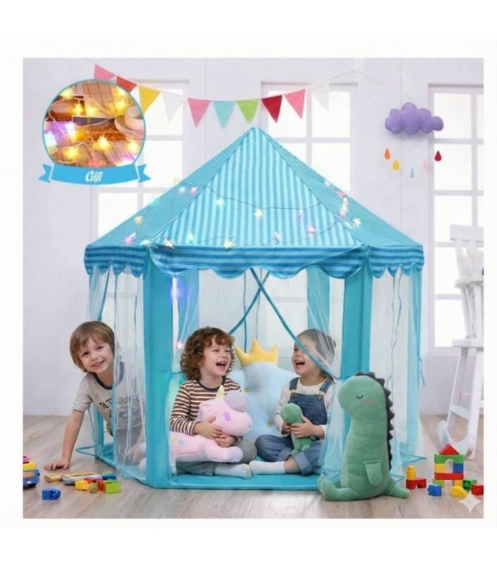 Carpa Castillo Princesa Con Luces Modelo Tul