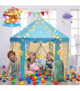 Carpa Castillo Princesa Con Luces Modelo Tul