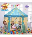 Carpa Castillo Princesa Con Luces Modelo Tul