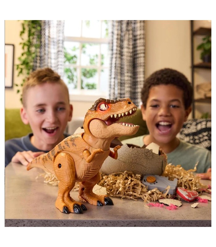 dinosaurio T-Rex que nace de un huevo