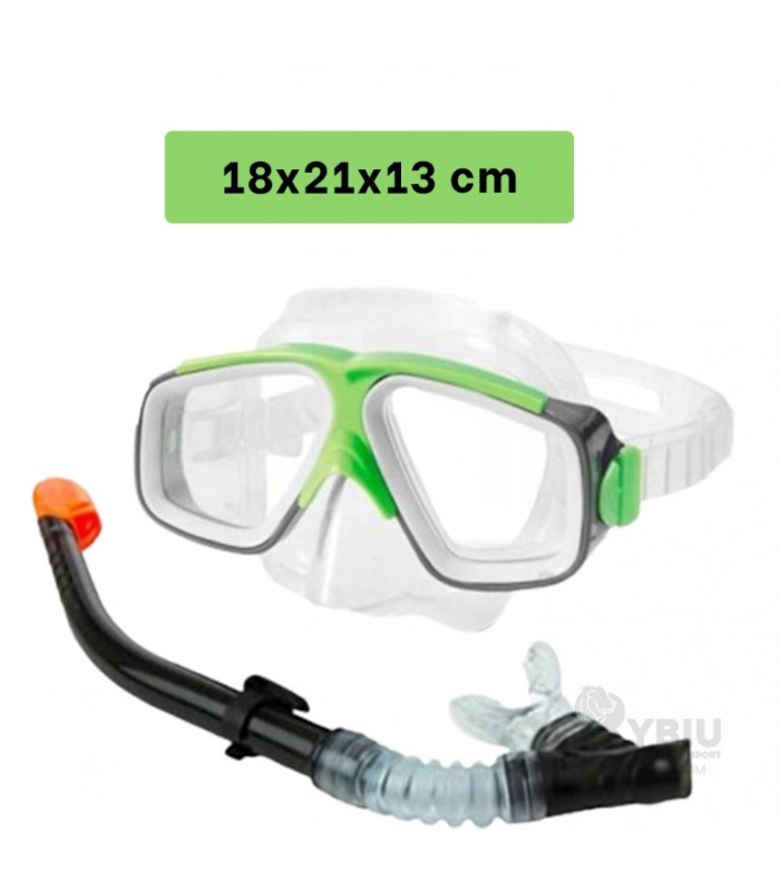 INTEX - Snorkel - Set de buceo Máscara y tubo 8-13 Años