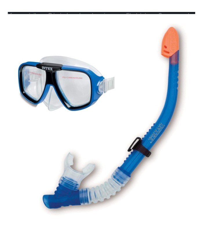 INTEX 55948 Gafas y buceo con tubo de respiración DE 8-13 Años