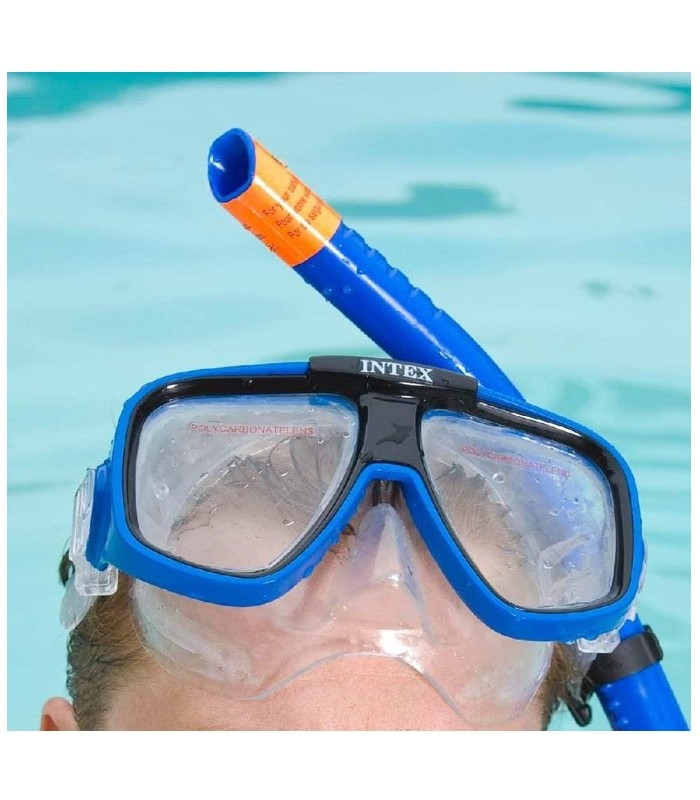 INTEX 55948 Gafas y buceo con tubo de respiración DE 8-13 Años