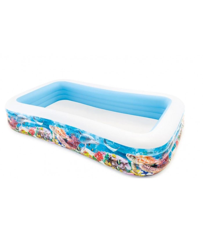 piscina inflable  peces intex 305 cm x 183 cm x 56 cm.