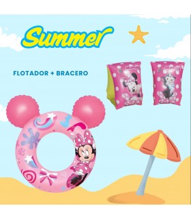 FLOTADOR + BRACERO DE MINNIE MOUSE